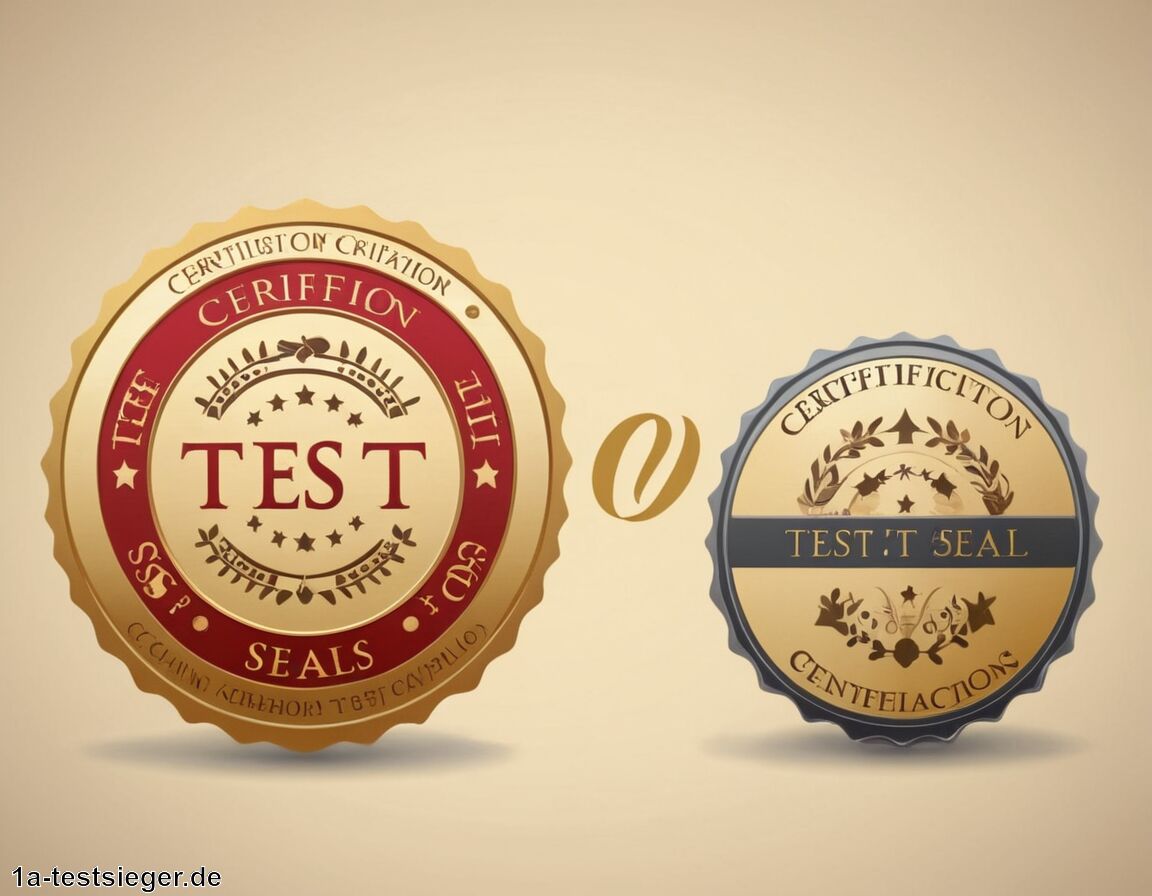 Vergleich der Zertifizierungsprozesse   - Testsiegel im Vergleich: Aussagekraft und Unterschiede erklärt